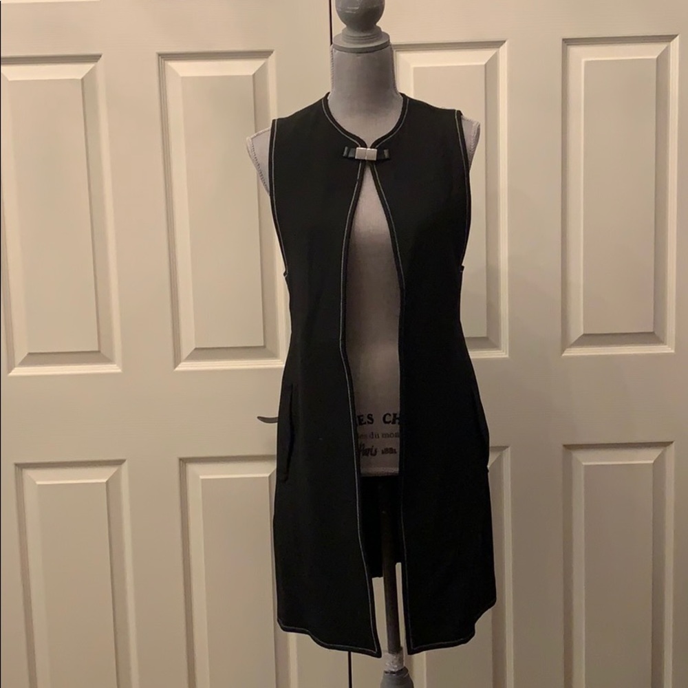 Black Zara cape jacket